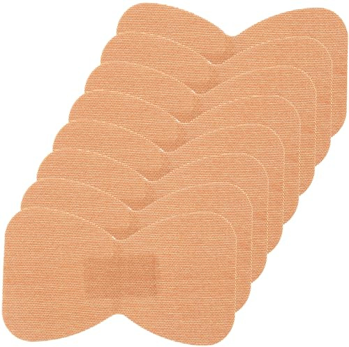 JECOMPRIS 50pcs Breathable Fabric Adhesive for Wound Care and Joint Coverage, Flexible Unique Shape Patches for Protecting Fingers and Joints