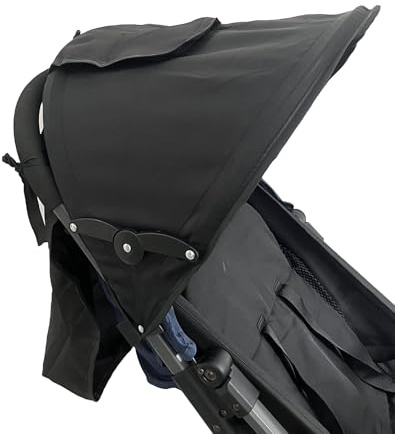 Baby Stroller Sun Shade Pushchair Hood Sun Canopy Pram Sun Shade for Baby Buggy Umbrella Stroller Disability Pushchair Sunshade Shield Cover Extendable Snap On and Strap Installation
