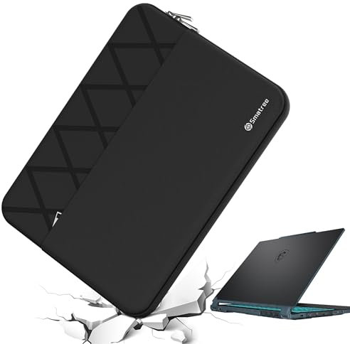 Smatree 14 inch Laptop Sleeve for MSI 14 Gaming Laptops Cyborg 14 A13V/A13U, Creator M14 A13V, Modern 14 C12M/B11MOU/B11MO/B11SB/B4MW/B10MW/A10RAS/A10M, MSI Laptop Case with Pocket, YKK Zipper (E415)