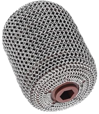 Limpiador eléctrico de parrilla sin cerdas, raspador inalámbrico para barbacoa con foco LED integrado, rodillo de acero inoxidable de 350 rpm, cabezal recargable y apto para lavavajillas, ideal para