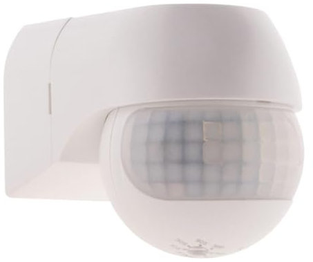 Détecteur de Mouvement orientable et Compact int/ext IP44 - Blanc - Zenitech