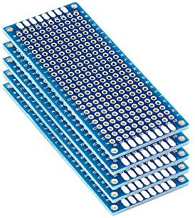 10 Cartes de Circuits imprimés électroniques DIY Printed Circuit Board 3 * 7cm Double Côté Prototypages pour Plaque de cuivre