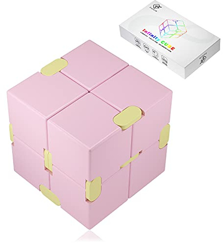 Funxim Infinity Cube Toy para Adultos y niños, Fidget Finger Toy Stress y Ansiedad, Killing Time Fidget Toys Infinite Cube para Office Staff
