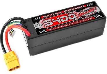 Corally Sport Racing 5400mAH 4S 14.8v 50C Hard Case LiPo RC Car Battery w/XT90