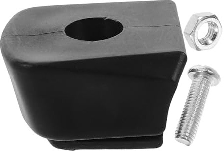 Alasum Butée de Frein pour Patins à roulettes Noirs, Frein Antidérapant en PU Résistant à l'usure Installation Facile pour Patinage en Intérieur
