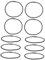 COOPHYA 10 Pezzi Elastici Antivibrazione per Supporti Microfono Gomma per Riduzione Rumore e Stabilità Compatibili con Microfoni Condensatore e Shock Mounts
