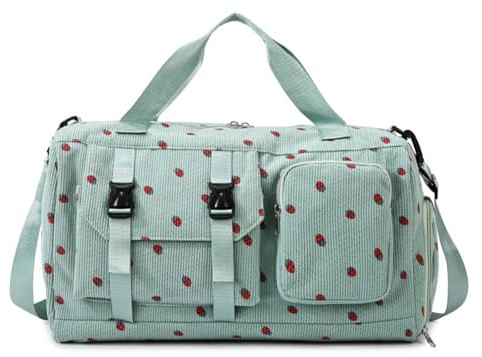 Fzyoux Bolsa de deporte para niños, niñas, bolsa de viaje para niños y mujeres, con compartimento para zapatos, bolsa de deporte, bolsa de deporte, bolsa de deporte, gimnasio, bolsa de viaje, bolsa de