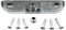 Siegenia SI Aubi Türschnäpper/Balkontürschnäpper/Fensterschnäpper 4505 inclusive Rollzapfen & SN-TEC Montagematerial