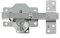 Amig - Cerrojo de Alta Seguridad Modelo 3 PLUS - Acero en Acabado Plateado - Protección Antitaladro y Antibumping - Incluye 5 Llaves Codificadas y Tarjeta de Propiedad - 90 x 154 mm