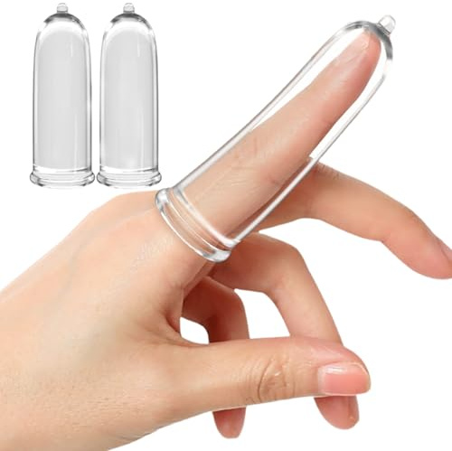 Fundas Para Pene En Juguetes Eróticos Digitales Tpe Transparente, Sex Toys Lisa Principiantes, Estimulación Suave Vaginal Anal, Fundas Dedos Parejas Hombres Mujeres