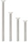 Evoges M3.5 Electrical Fixing Screws - Nickel Plated, Flat Head Countersunk, Mixed Pack (35mm, 40mm, 50mm, 75mm) – Ideal for Socket & Switch Installation, Back Boxes, Junction Boxes (55 Pcs)