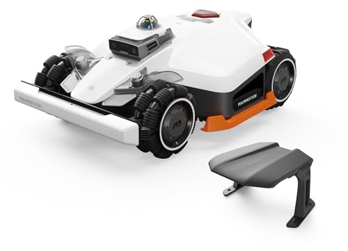 MAMMOTION LUBA 3 AWD 1500 Robot Tosaerba per 1500㎡, LiDAR+Doppia Telecamera AI Vision a 360°, Trazione Integrale per Pendenze all'80%, Gestione Multizona fino a 15 zone, Altezza di Taglio 25-70mm