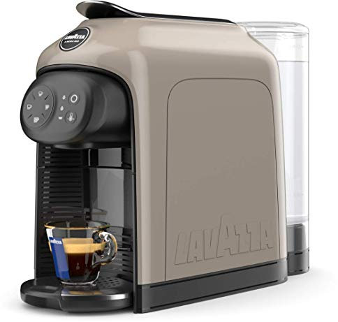 Lavazza - Cafetera Lavazza a Modo Mio - Modelo Idola, 1500 W de potencia, capacidad 1,1 litros Máquina de café Greige Coffee