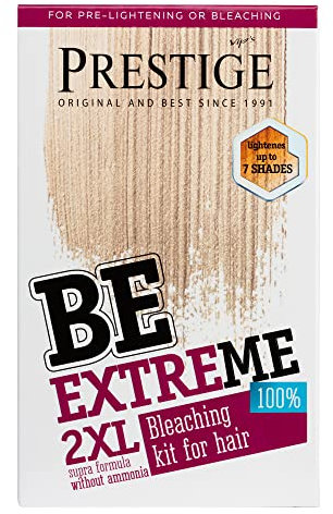 Vip's Prestige Be Extreme | 2XL Decolorante per Capelli Senza Ammoniaca | Schiarente per Capelli | Schiarisce fino a 7 tonalità | Cura e Protegge i Tuoi Capelli | Senza Ammoniaca, PPD, Parabeni