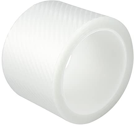 X AUTOHAUX Autofolie Schutzfolie Lackschutzfolie Auto Folie Kohlefaser Transparent Selbstklebend 7 cm x 5 m für Auto, Fahrrad, Motorrad