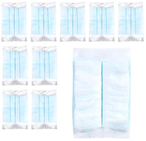 Tabanzhe 10 Pieces Disposable Dust Refills - Cleaning Accessories Replacement Duster Heads Universal in Car Decorations Desk Furniture Windows Cleaning (Blue)