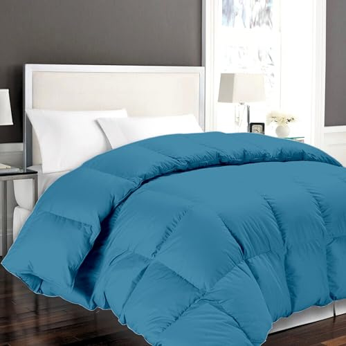 HOMEROKK Couette 220 X 240 cm Bleu 450GR/M² Microfibre Douce - Qualité supérieure - (2 Places)