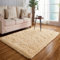 Achiiso Hochflor Teppich Beige,Teppich Flauschig Bettvorleger Schlafzimmer,rutschfest Teppiche Klein für Wohnzimmer, Kinderzimmer (Beige,160x230cm)