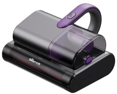 Bear Aspirateur anti-acariens pour matelas, aspiration 15 kpa, 35000 tr/min, avec lumière UV-C, lutte contre les punaises de lit, élimine 99,9 % des bactéries, allergènes, câble de 4 m