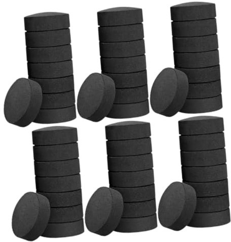 OFFSCH Carbone Portatile per Barbecue Confezione da 70 Pezzi Accendifuoco Facile da Usare per Campeggio Barbecue Fornello da Esterno