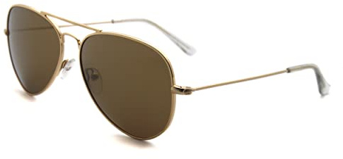 SunCristal Gafas de sol polarizadas UV400 Aviador Las gafas de sol clásicas de Piloto son adecuadas para hombres y mujeres adolescentes con caras pequeñas