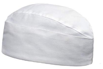 JOBLINE COPRICAPO BUSTINA BIANCA SENZA RETE 100% COTONE CONF. 5 PEZZI