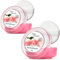 R-NEU Paquete de 2 polvos corporales para mujer con soplado, 100 % libre de talco, elegante polvo perfumado de pétalos de rosa, después del baño, para piel suave, extra grande (10 onzas)