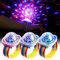BORDEAG Discokugel Armband, 3 Stück Musikgesteuerte LED Lampe, USB Wiederaufladbare Disco Ball Lichter, Partylicht Für Geburtstagsfeier, DJ Club