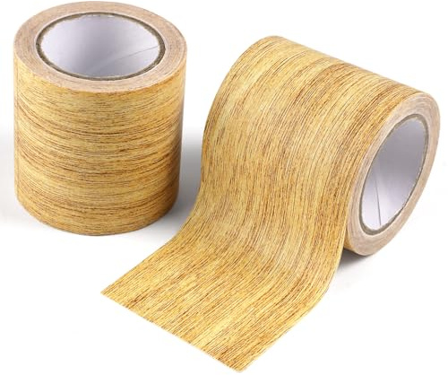 2 Rotolo Pellicola Effetto Legno Nastro Adesivo per Mobili, Rivestimento Cucina Mobili Adesivo,Vinile Impermeabile Decorativa ,Plastica Pannello Pvc Nastro Effetto Legno Carta Adesiva per Riparazione
