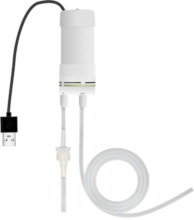 F Fityle Pompa dell'Acqua autoadescante USB, Strumento di pompaggio dell'Acqua Elettrico DC5V per irrigazione da Giardino, Acquario, Macchine da, con Filtro Intermedio
