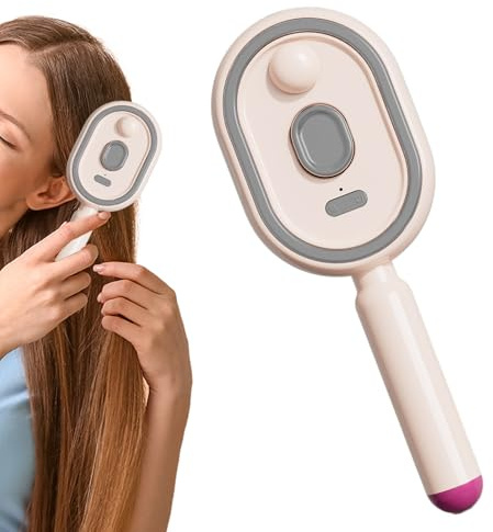 Tyinerc Spazzola per capelli bagnati – pettine per spazzolatura vibrante – Spazzola elettrica con cuscino d'aria luce rossa e – per donne e ragazze districare lucentezza e lisciatura casa
