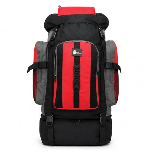 SiXsigma Sports 120 L extra stor ryggsäck för resor camping – snabbtorkande stor ryggsäck för camping, fiskeryggsäck och vandringsväska – idealisk vandringsryggsäck för män och kvinnor