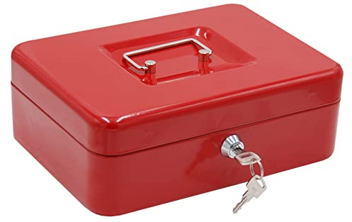 Caja de caudales Micel CFC09 M13398 Rojo Acero 25 x 18 x 9 cm