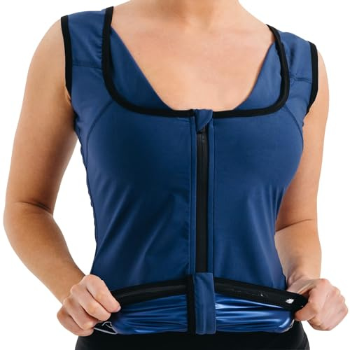 RDX Gilet pour femme pour entraînement de gym, gilet de sudation pour la perte de poids, entraînement de fitness et exercice amincissant, gilet sans manches pour l'haltérophilie, la course, le jogging