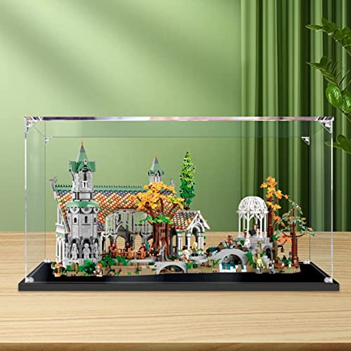 HOMINY Vitrine en Acrylique Transparent Compatible avec Lego 10316, Présentoir de Comptoir for Jouets/Minifigures/Modèles/Objets de Collection (Vitrine Uniquement) (Size : 2MM)
