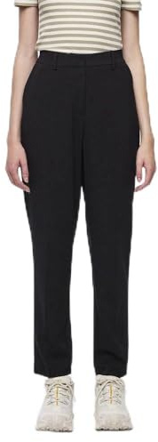 PIECES Pantalones de Traje Pcluisa HW Ankle para Mujer, Negro, MW x 30L