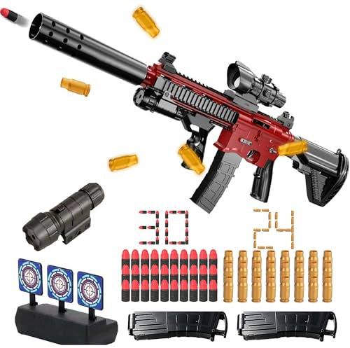 Soft Bullet Gun M416,Pistole mit Munition,Soft Bullet Pistole,Schaumstoff Pistole,Manuelles Nachladen