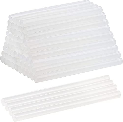 Hot Glue Sticks -7mm X 100mm Glue Gun Sticks， Hot Glue Gun Sticks for DIY Hobby Craft General Repairs, Home Decoration and Gluing Projects （50 Pack）