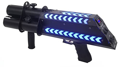 Máquina lanzadora de confeti con luces de mano electrónicas para fiestas, clubes, bodas, bares, Año Nuevo, cumpleaños