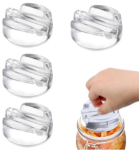 4 st Fermenteringsvikter, glasvikter för jäsning med diameter 7 cm, glasvikter med bred öppning, glasvikter för fermentering av surkål, morötter, kimchi, inlagda