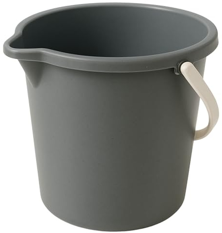 JOEY'Z 10QT (9.5L) Heavy Duty Sturdy Spout Pail Bucket with Durable Grip Handle for Cleaning, Mopping, Projects, Storage, Paint