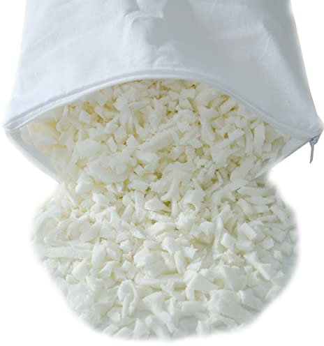 Nurtextil24 Latex Flocken Kissenfüllung 1kg 3kg 5kg Kissen Füllmaterial Bastelmaterial Plüschtiere Füllung Latex Schaumstoffflocken 5kg