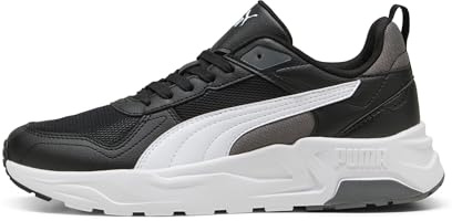 Puma Trinity 2 LT - Scarpe da Ginnastica Unisex, Puma Black-Puma White-Cool Dark Gray,