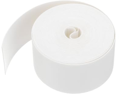 PATIKIL Racket Head Protection Tape 1-3/8 x 16.4', Tennis Racket Tape PU Racket Head Frame Guard Sticker for Tennis Rackets Pickleball Paddles, White