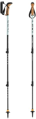 LEKI Khumbu Lite AS Hiking Poles for Women & Men | Lightweight, adjustable aluminum trekking poles with trekking baskets | Antishock cushioning system by LEKI