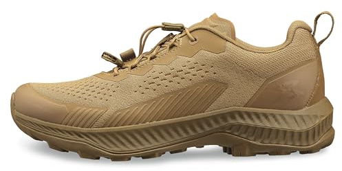 GARMONT Tactical 9.81 Heli Military and Law Enforcement Tactical Sneaker Training Shoes for Men and Women, Running, Walking, Hiking, Lightweight and Breathable, Coyote, 10.5