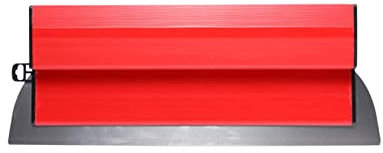 ALEOHALTER Drywall Skimming Blade, Durable High Grade Skimming Drywall Smoothing Spatula Plastering Painting Finishing Trowel Wall Plastering Tools for Cement and Concrete Wall-Board (Red,size:25cm)