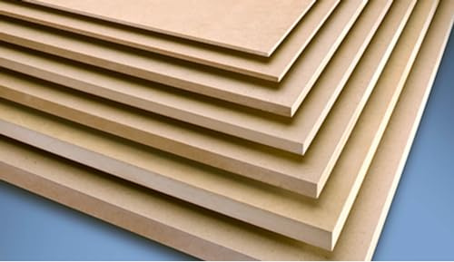 MDF Board Furniture Panel, MDF 15mm Thickness, Choose Your Panel Size Versatile Alternative to Cut To Size Crafts Hobby Sheets (2, 915mm x 1220mm, 3 ft x 4 ft)