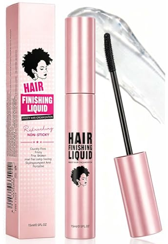 Non-Greasy Hair Wax Stick for Flyaways, Moisturizing Slick Back Hair Stick, Travel Size Hair Styling Gel Mascara for Women, 15ml