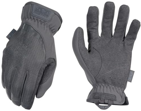 Mechanix Wear - FastFit Wolf Grau Touch Screen Handschuhe (Large, Grau)